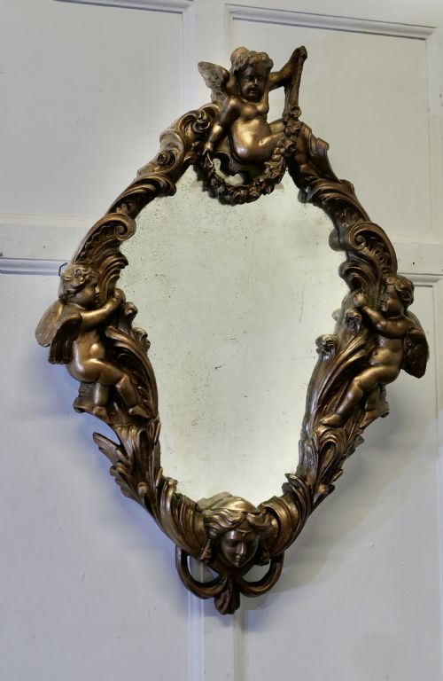 18TH CENTURY ITALIAN GILDED BAROQUE MIRROR - ADDITIONAL PHOTO 8