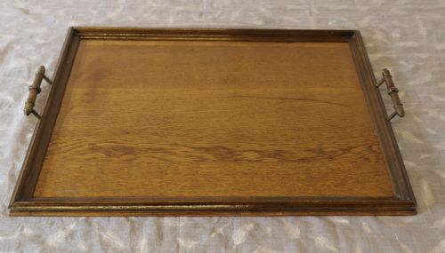 Golden Oak Arts and Crafts Country Tray
