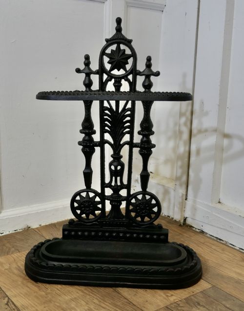 A French Cast  Iron Walking Stick Stand or Umbrella Stand