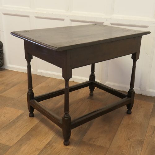 18TH CENTURY OAK WRITING TABLE LOW BOY - ADDITIONAL PHOTO 6