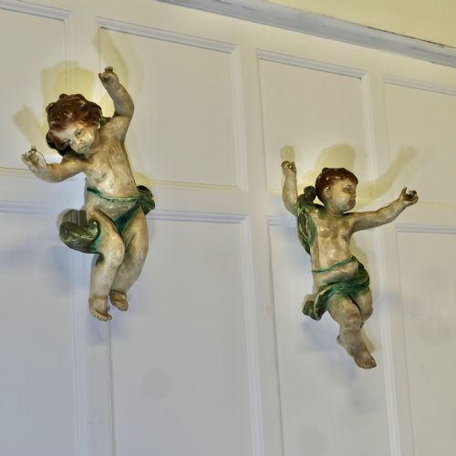 A PAIR OF 19TH CENTURY ITALIAN PUTTI SIGNED A - ADDITIONAL PHOTO 6
