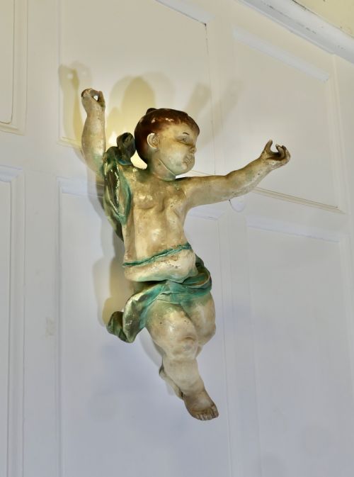 A PAIR OF 19TH CENTURY ITALIAN PUTTI SIGNED A - ADDITIONAL PHOTO 12