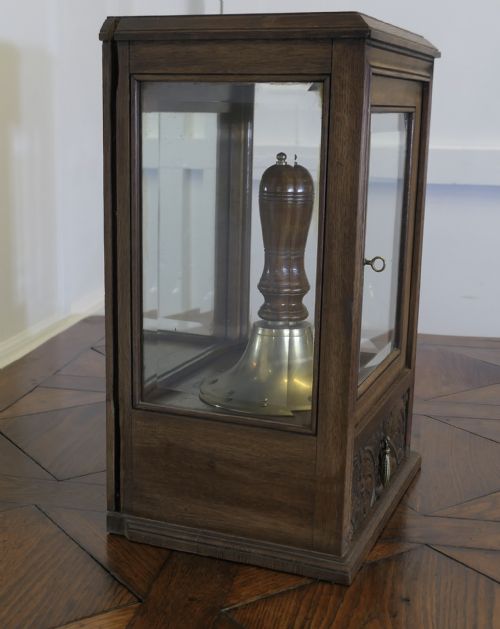 OAK COUNTER TOP DISPLAY CABINET WITH DRAWER - ADDITIONAL PHOTO 6