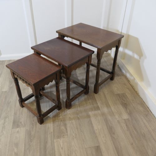 Oak Nest of Tables