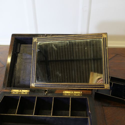 BURR WALNUT JEWELLERYSTATIONARY BOX WITH 2 OTHER WALNUT BOXES - ADDITIONAL PHOTO 7