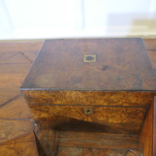 BURR WALNUT JEWELLERYSTATIONARY BOX WITH 2 OTHER WALNUT BOXES - ADDITIONAL PHOTO 12