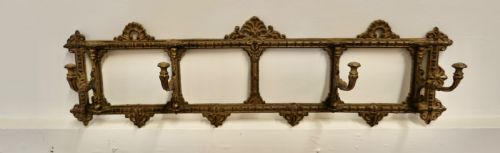 French Folding Coat Hook Rack