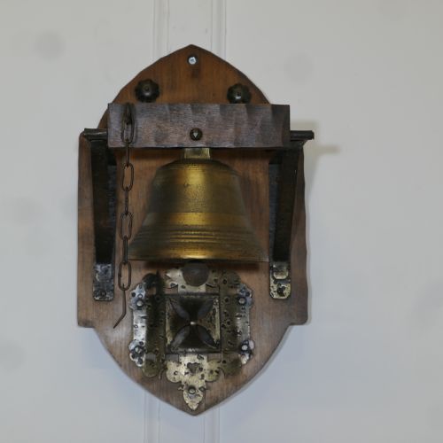 Arts and Crafts Brass and Iron Monastery Dinner Bell