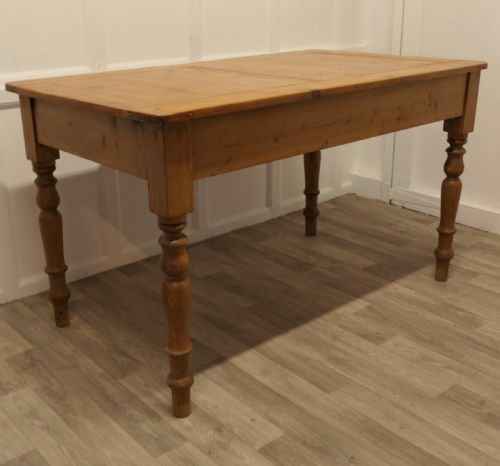 Good Sturdy Pine Farmhouse Kitchen Table
