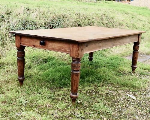 12 Seater Victorian Pine Farmhouse Table