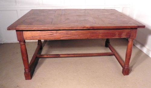 FRENCH FRUITWOOD PARQUETRY TABLE - ADDITIONAL PHOTO 3