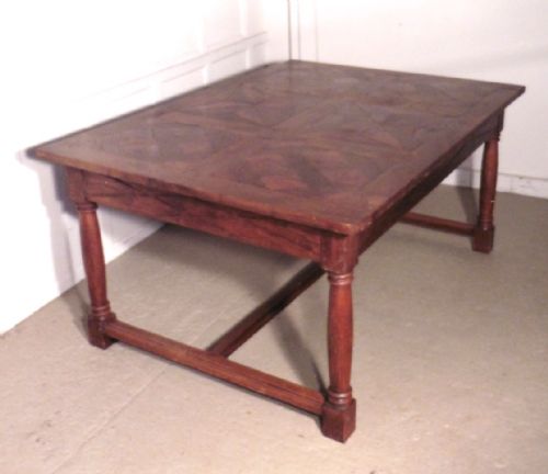 FRENCH FRUITWOOD PARQUETRY TABLE - ADDITIONAL PHOTO 7