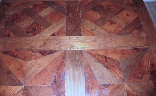 FRENCH FRUITWOOD PARQUETRY TABLE - ADDITIONAL PHOTO 9