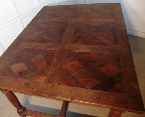 FRENCH FRUITWOOD PARQUETRY TABLE - ADDITIONAL PHOTO 11