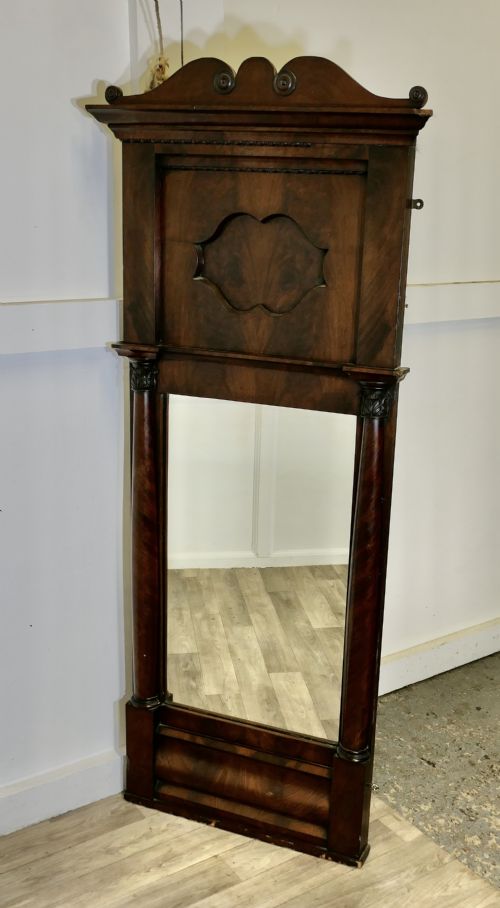 Victorian Long Hall Dressing Mirror