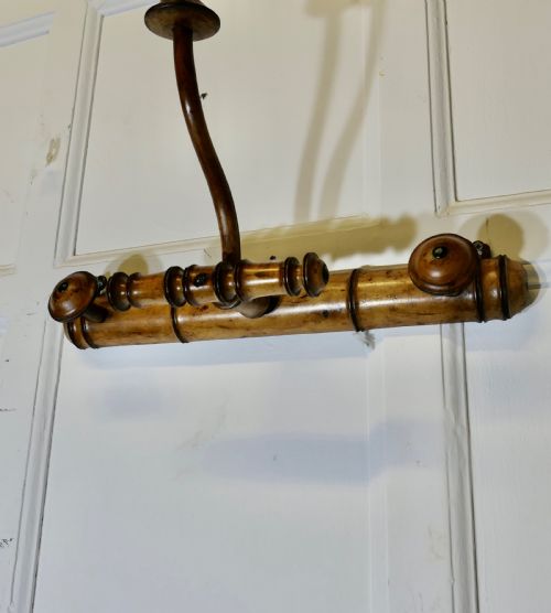 FRENCH SIMULATED BAMBOO HAT AND COAT WALL RACK - ADDITIONAL PHOTO 1