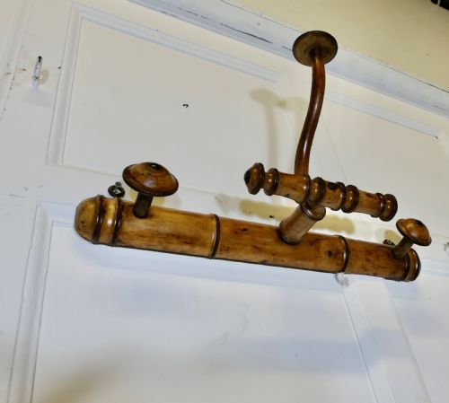 FRENCH SIMULATED BAMBOO HAT AND COAT WALL RACK - ADDITIONAL PHOTO 5