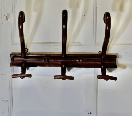 ROW OF 3 BENTWOOD HAT AND COAT HOOKS - ADDITIONAL PHOTO 1