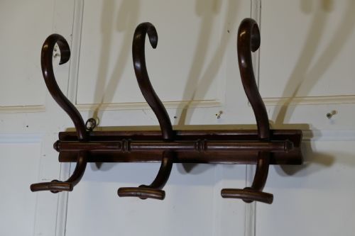 ROW OF 3 BENTWOOD HAT AND COAT HOOKS - ADDITIONAL PHOTO 2