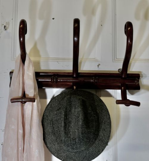 ROW OF 3 BENTWOOD HAT AND COAT HOOKS - ADDITIONAL PHOTO 5
