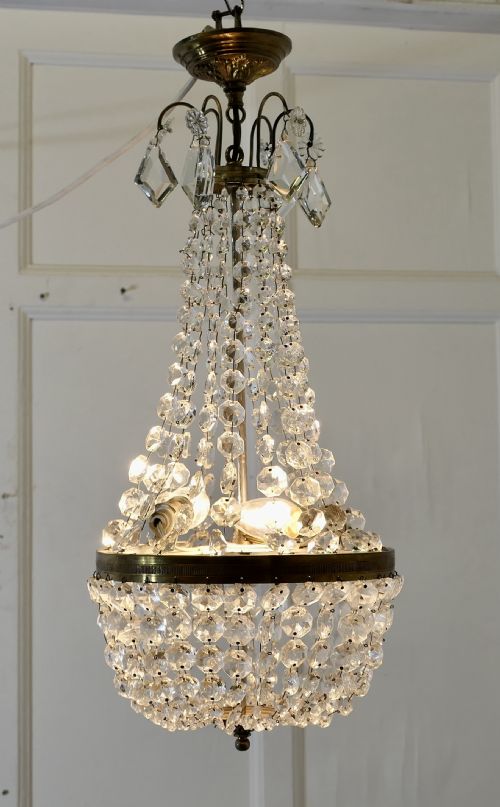 FRENCH EMPIRE STYLE CHANDELIER - ADDITIONAL PHOTO 1