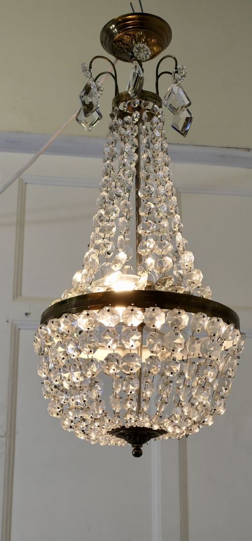 FRENCH EMPIRE STYLE CHANDELIER - ADDITIONAL PHOTO 3