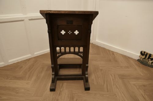 OAK ARTS AND CRAFTS RECEPTION DESK GREETING STATION - ADDITIONAL PHOTO 6