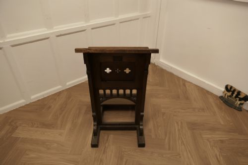 OAK ARTS AND CRAFTS RECEPTION DESK GREETING STATION - ADDITIONAL PHOTO 7