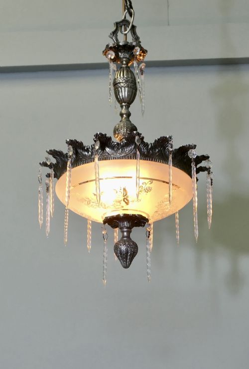 FRENCH CRYSTAL CHANDELIER - ADDITIONAL PHOTO 1
