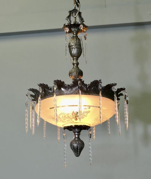 FRENCH CRYSTAL CHANDELIER - ADDITIONAL PHOTO 2
