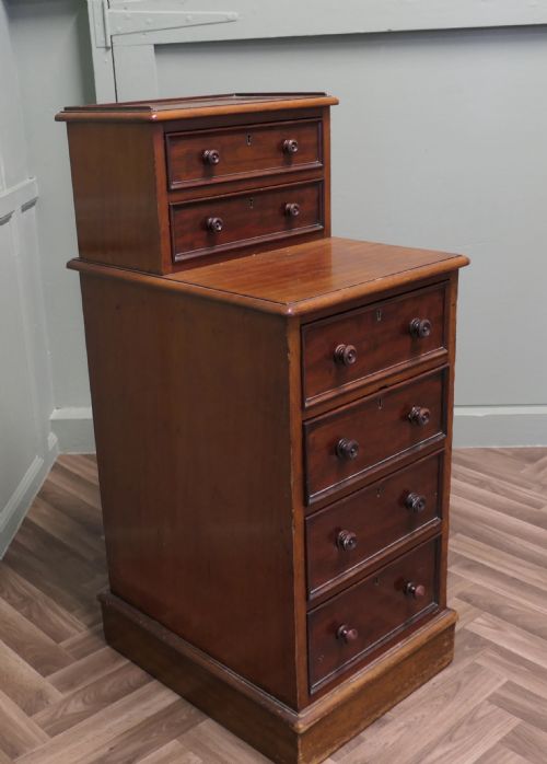 TALL SIX DRAWER SIDE CABINET OR LAMP TABLE - ADDITIONAL PHOTO 3