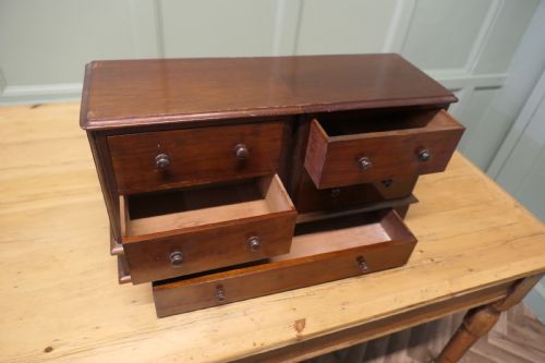 5 DRAWER MAHOGANY COLLECTORS CABINET - ADDITIONAL PHOTO 5
