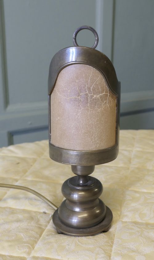 A PAIR OF RAILWAY LOOK BEDSIDE LAMPS - ADDITIONAL PHOTO 7
