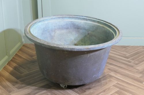 AN EARLY 19TH CENTURY ANTIQUE COPPER CAULDRON - ADDITIONAL PHOTO 4