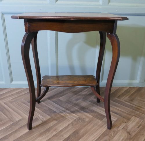 RECTANGULAR OCCASIONAL TABLE WITH PAINTED DECORATION - ADDITIONAL PHOTO 1
