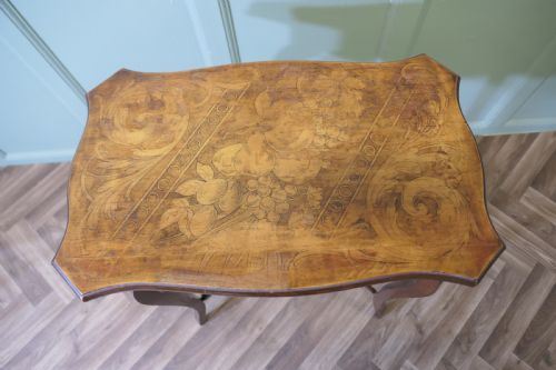 RECTANGULAR OCCASIONAL TABLE WITH PAINTED DECORATION - ADDITIONAL PHOTO 3