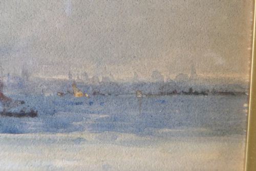 FRAMED AND GLAZED WATERCOLOUR SIGNED ALBERT PROCTER - ADDITIONAL PHOTO 4