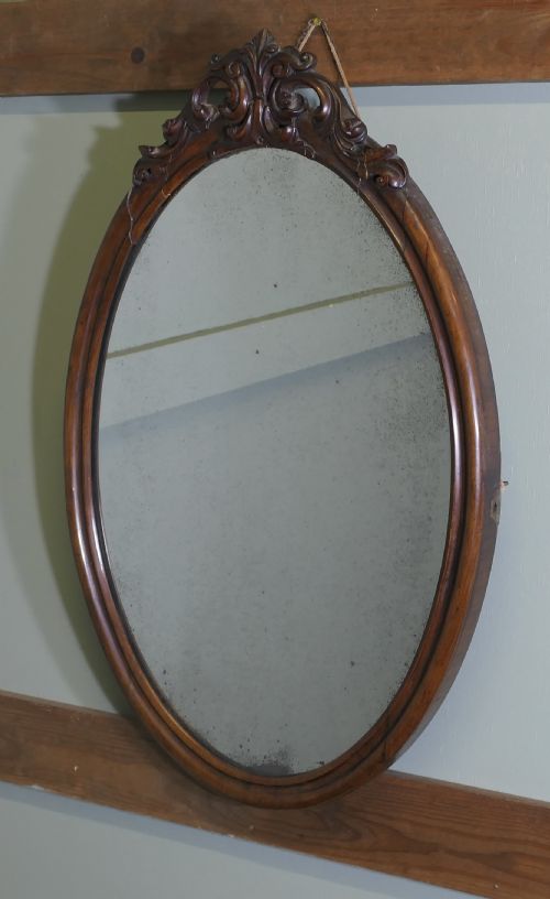 OVAL WALL HANGING MIRROR - ADDITIONAL PHOTO 2