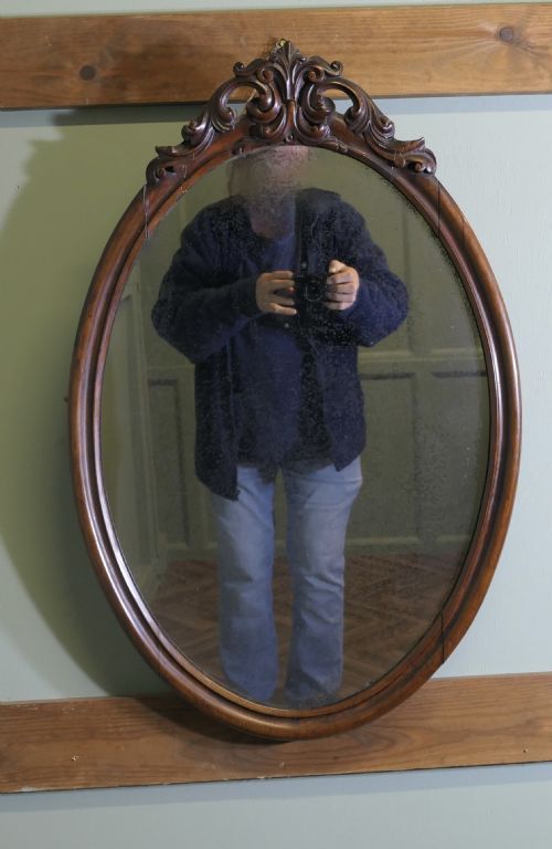 OVAL WALL HANGING MIRROR - ADDITIONAL PHOTO 4