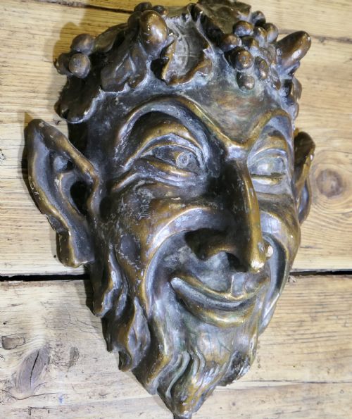 GOLD WALL MASK OF BACCHUS - ADDITIONAL PHOTO 2