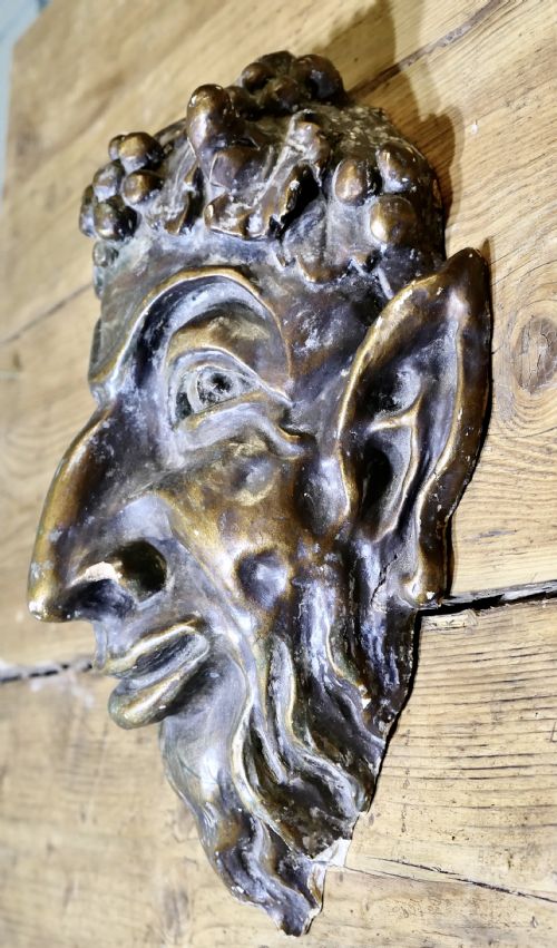 GOLD WALL MASK OF BACCHUS - ADDITIONAL PHOTO 3