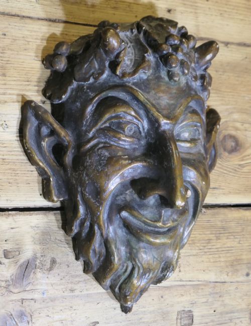 GOLD WALL MASK OF BACCHUS - ADDITIONAL PHOTO 4