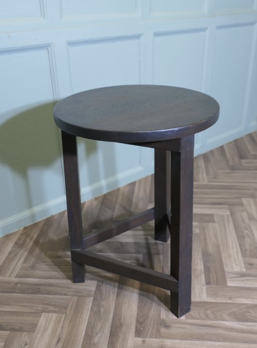ENGLISH OAK CRICKET TABLE - ADDITIONAL PHOTO 1