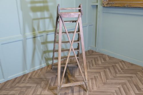 19TH CENTURY PINE STEP LADDER - ADDITIONAL PHOTO 5