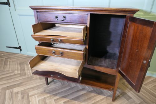 EDWARDIAN MUSIC CABINET - ADDITIONAL PHOTO 1