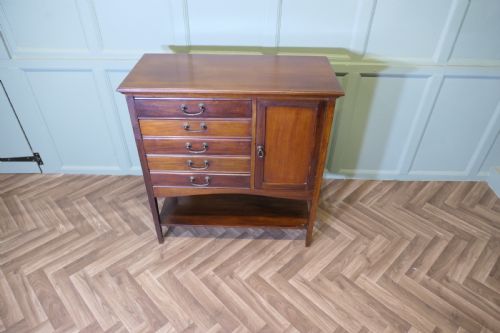 EDWARDIAN MUSIC CABINET - ADDITIONAL PHOTO 2