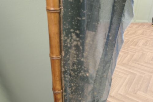 ORIGINAL FRENCH BAMBOO WALL MIRROR - ADDITIONAL PHOTO 3