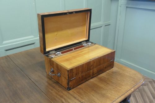 18TH CENTURY SATINWOOD TRAVELING WRITING SLOPE OR LAP DESK - ADDITIONAL PHOTO 7