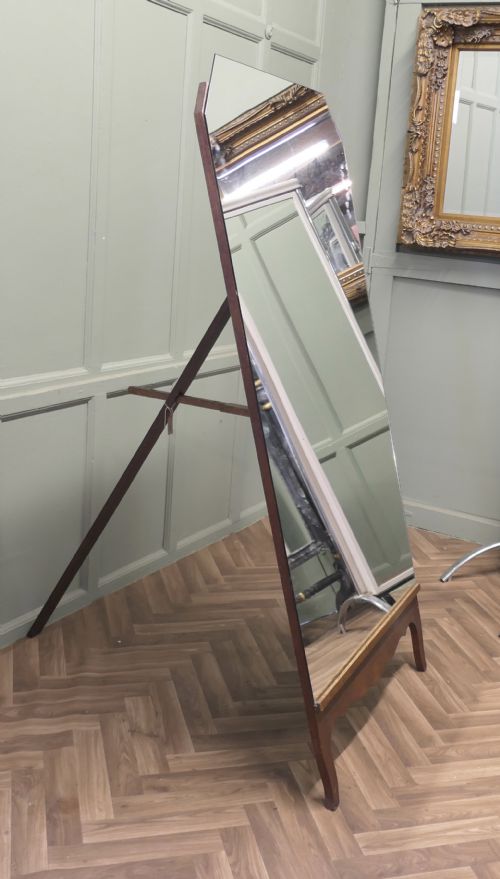 ART DECO CHEVAL DRESSING MIRROR FROM A GENTS OUTFITTERS - ADDITIONAL PHOTO 1