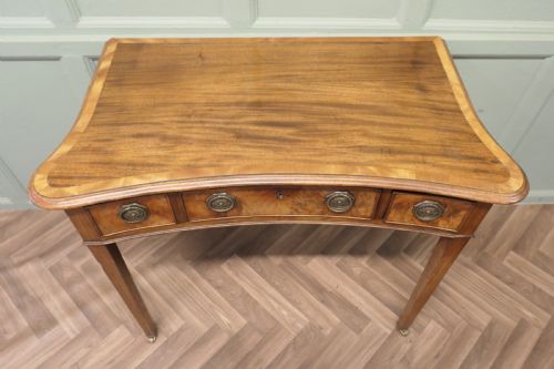 VERY ATTRACTIVE VICTORIAN WALNUT WRITING OR SIDE TABLE - ADDITIONAL PHOTO 4